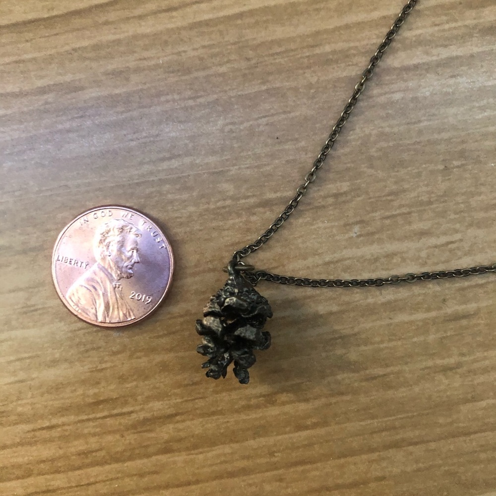 Pine cone necklace